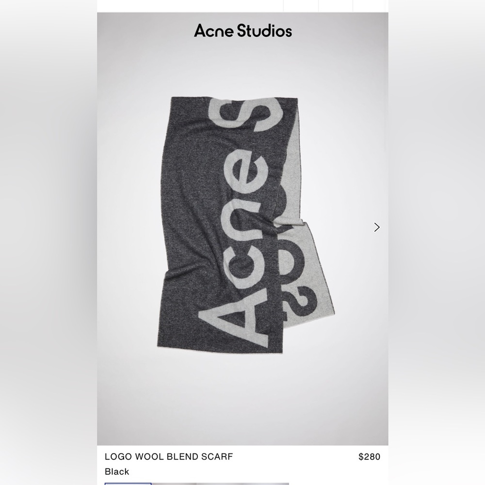 ACNE studio scarf